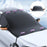 Foldable Car Windshield Sun Shade Magnetic Auto Windshield Cover with Reflective Strips - 2