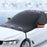 Foldable Car Windshield Sun Shade Magnetic Auto Windshield Cover with Reflective Strips - 7