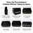 YH-4331 36L Reflective Outdoor Travel Trunk Organizer with Lid Folding Storage Case Car Trunk Box - Black - 4
