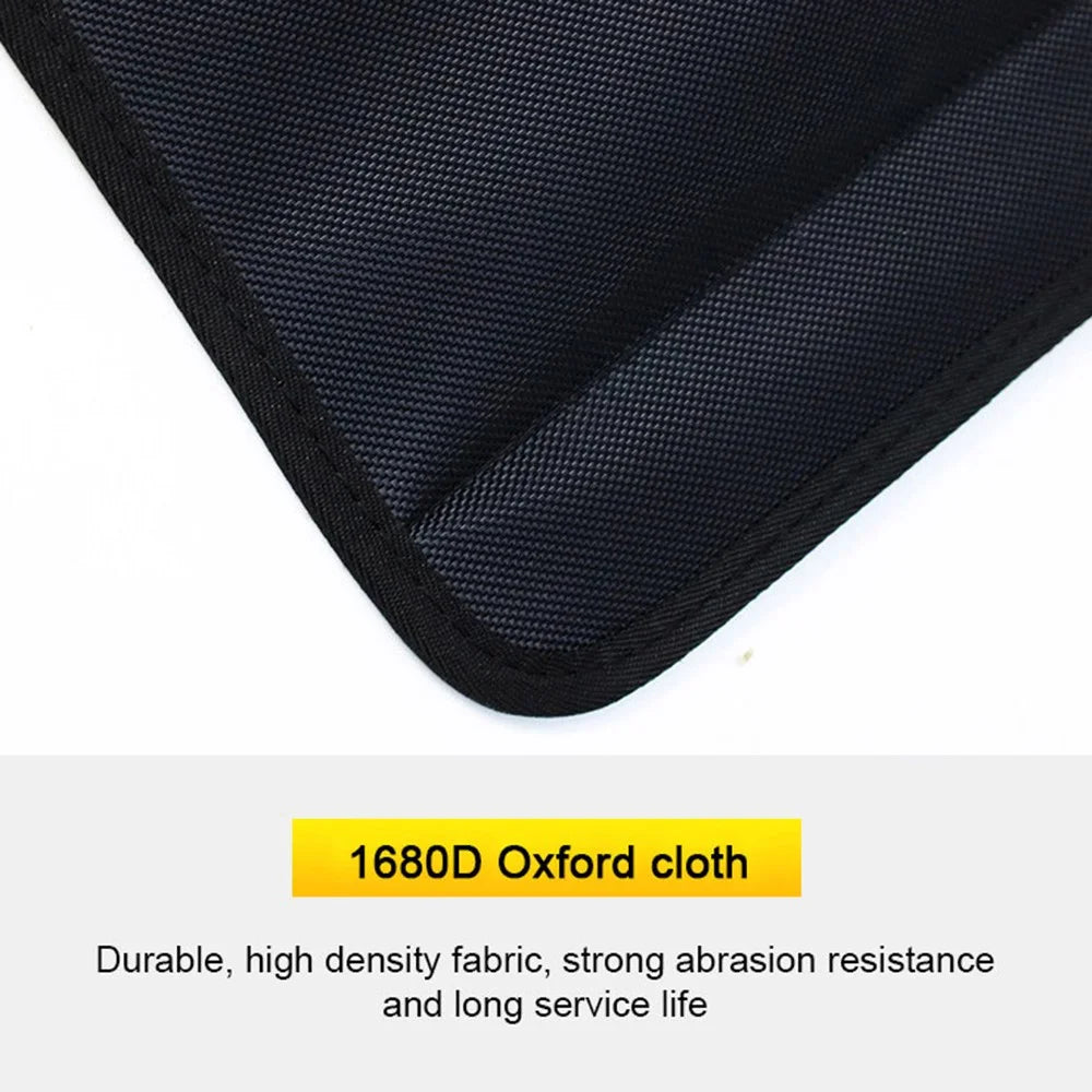 YH-4331 46L Car Trunk Folding Storage Box PP Divider Outdoor Travel Trunk Organizer with Lid - Black - 5