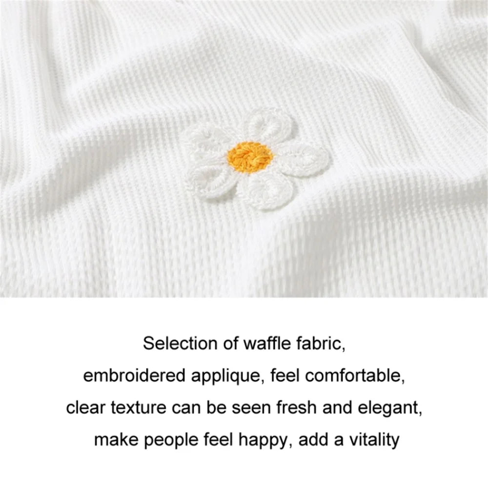 Waffle Fabric Car Window Privacy Protection Curtain Vehicle Side Window Sun Shade Curtain - White - 3