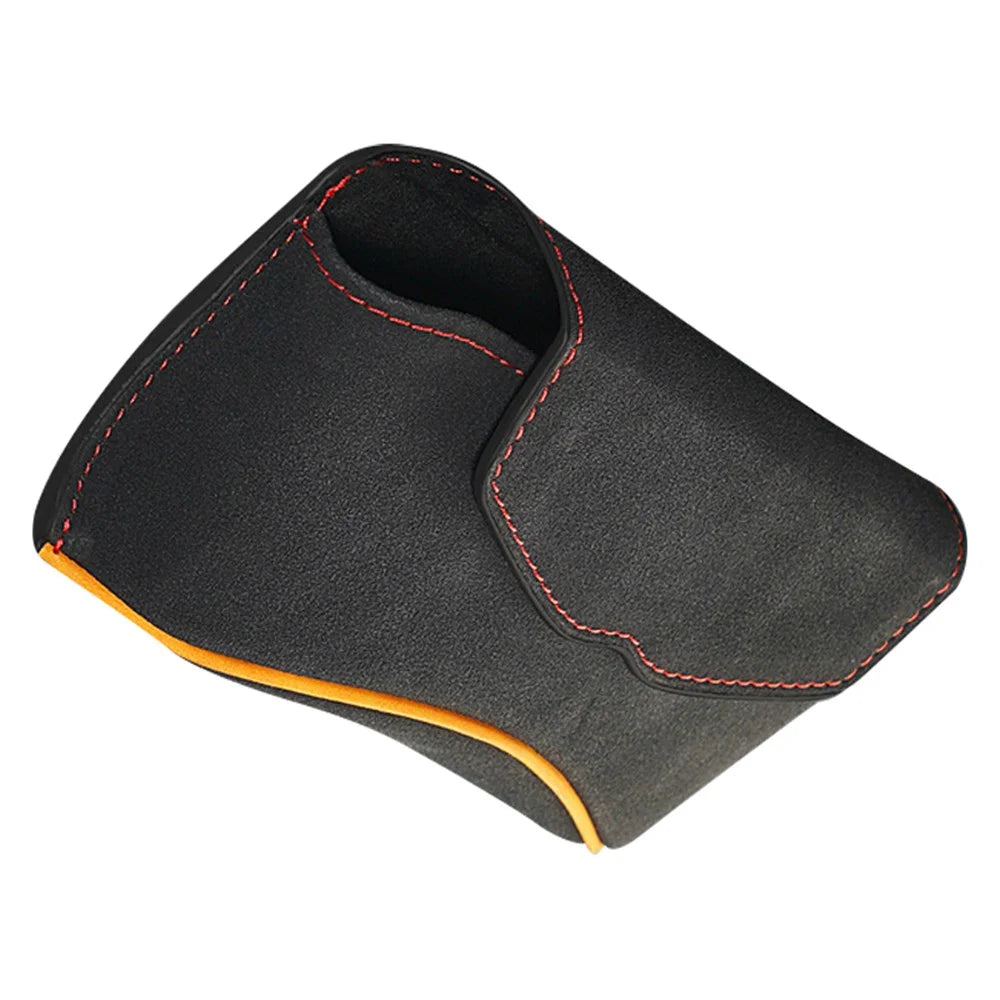 Universal Clip-on Sunglasses Case for Car Sunvisor Card Holder Glasses Storage Box - Black - 1