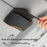 Universal Clip-on Sunglasses Case for Car Sunvisor Card Holder Glasses Storage Box - Black - 3
