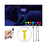 H5U 5m Car Interior Ambient RGB LED DIY Flexible Light Strip USB Wire Control Decorative Cold Light Strip - 5