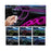 H2U 2m Car Interior Ambient Neon Cold Light Strip USB Wire Control RGB LED DIY Flexible Light Strip - 7