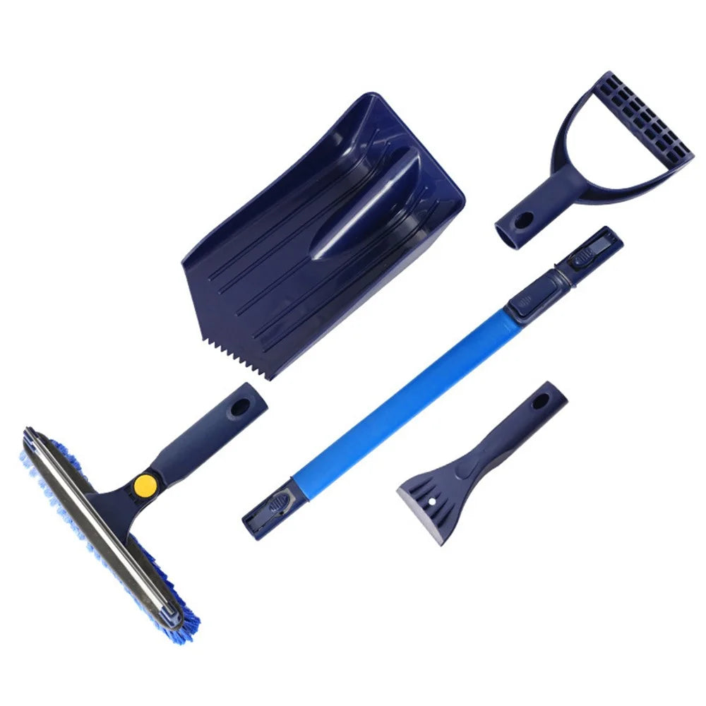 B15 Multifunctional Winter Snow Ice Removal Tool Set Telescopic Pole Ice Shovel Kit - 1