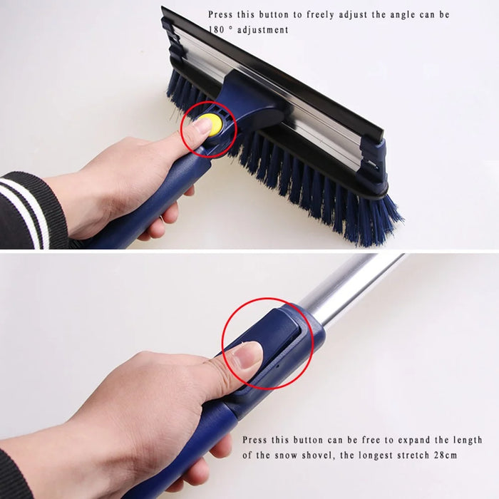 B15 Multifunctional Winter Snow Ice Removal Tool Set Telescopic Pole Ice Shovel Kit - 3