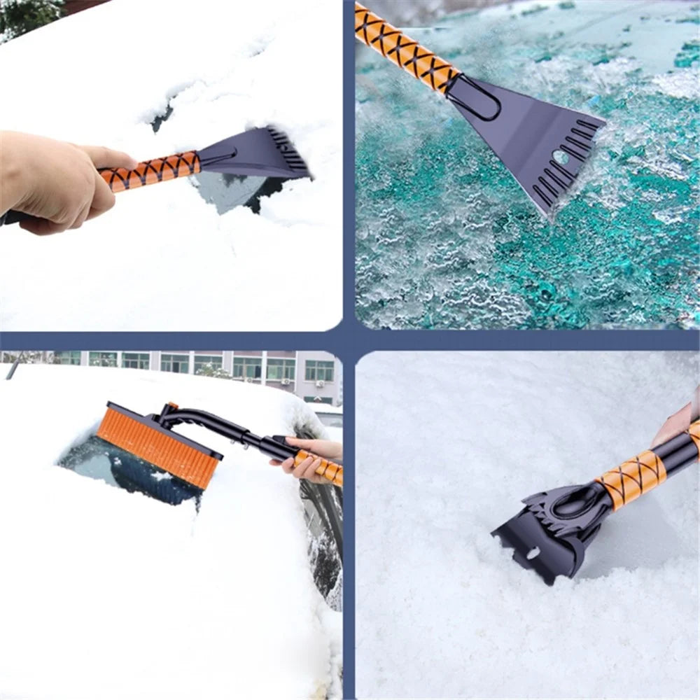 ST-3908 Winter Extendable Detachable Dual Head Snow Removal Shovel Car Windshield Snow Scraper Brush - 4