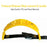 R-1539 10Pcs Winter Car Truck Tire Snow Chain TPU+Steel Anti-skid Widen Strap Vehicle Wheel Chain - 3
