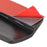 1 Pair Solid Color Car Front Bumper Protectors Strips Anti-Collision Silicone Trim Covers, Size L - Black - 4