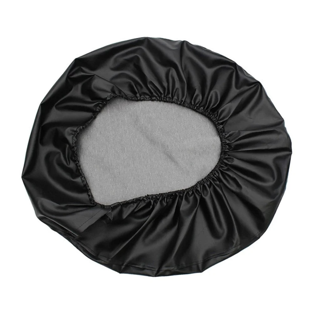 KG0167 12-Inch SUV Truck Wheel Cover Protector Litchi Texture Leather Car Tire Cover for 20-22 Inch Tire - 1