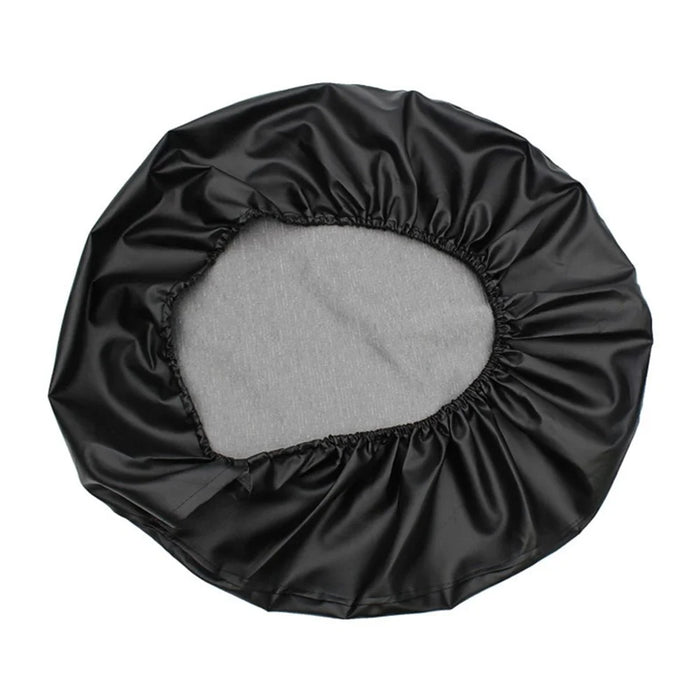 KG0167 12-Inch SUV Truck Wheel Cover Protector Litchi Texture Leather Car Tire Cover for 20-22 Inch Tire - 1