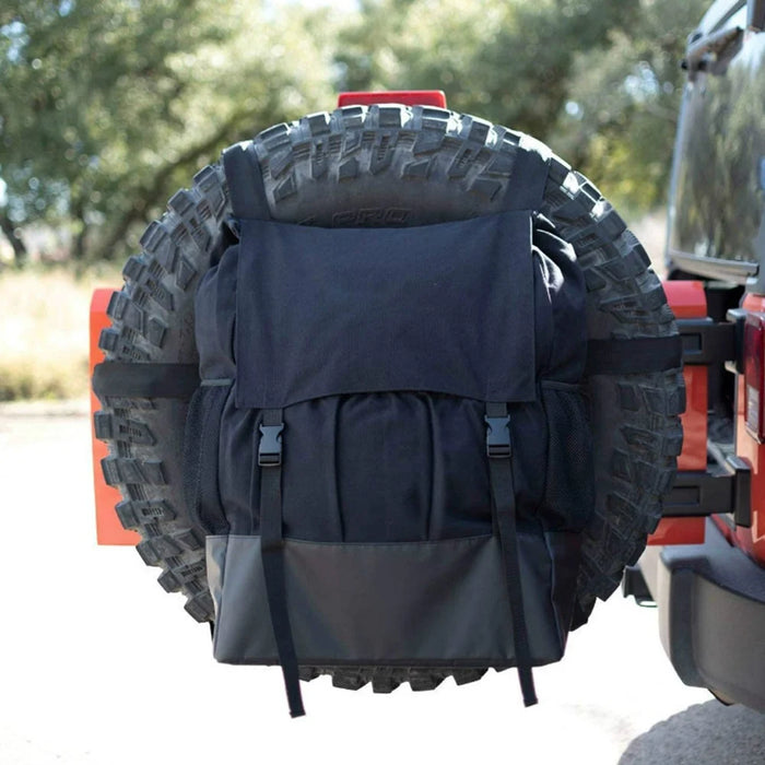 KG0108 Off-Road Spare Tire Storage Bag Large Capacity Trash Bag Organizer for SUV Trunk Car - 3