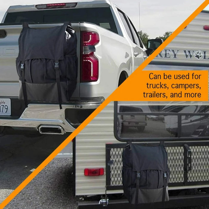 KG0108 Off-Road Spare Tire Storage Bag Large Capacity Trash Bag Organizer for SUV Trunk Car - 4
