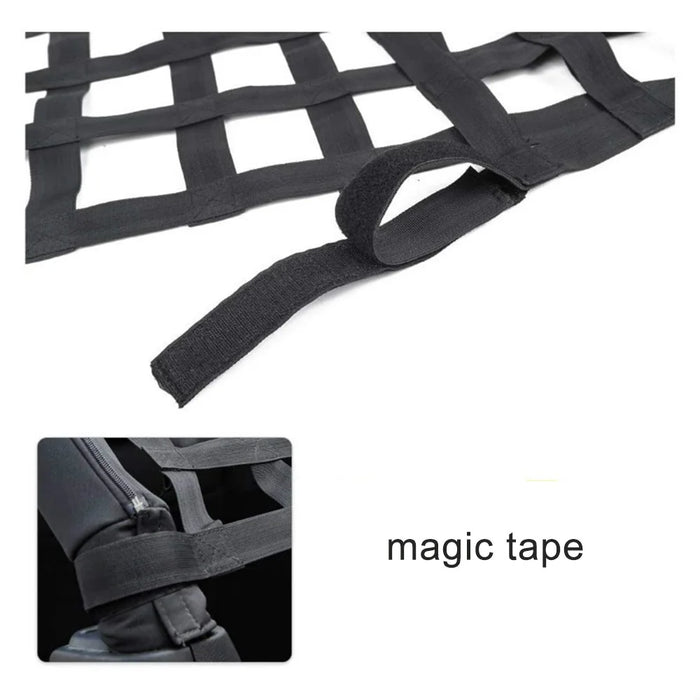 KG0091 Car Roof Cargo Net SUV Cargo Storage Mesh Hammock Automotive Accessory - 5
