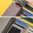 GOATHERD Car Sun Visor Microfiber Leather Storage Bag Driver License Cards Glasses Holder Bag - Black - 3