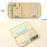 Car Sunshade Storage Bag Multi-Pockets Sunglasses Cards Pen Organizer Microfiber Leather Pouch - Brown - 6