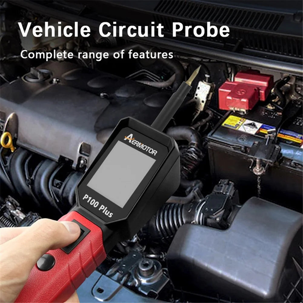 AERMOTOR P100 Plus Vehicle Circle Probe Electrical System Automotive Circuit Tester Power Circuit Probe Kit - 2