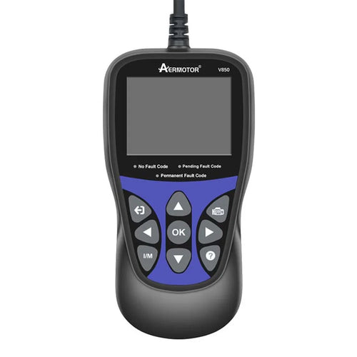 AERMOTOR V850 Car Diagnostic Scanner OBD2 Engine Check Automotive Code Reader - 1