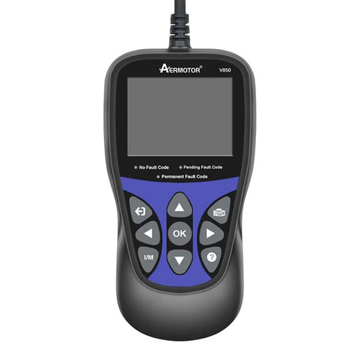 AERMOTOR V850 Car Diagnostic Scanner OBD2 Engine Check Automotive Code Reader - 1