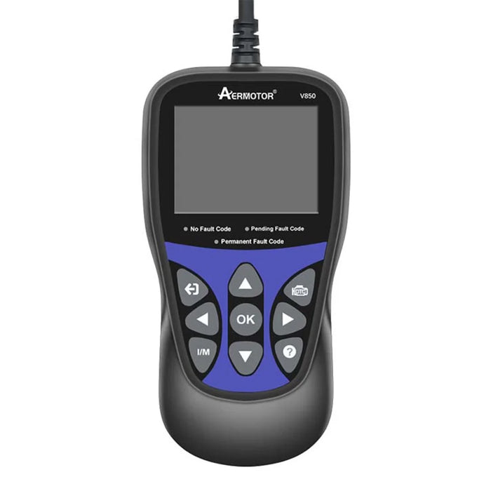 AERMOTOR V850 Car Diagnostic Scanner OBD2 Engine Check Automotive Code Reader - 1