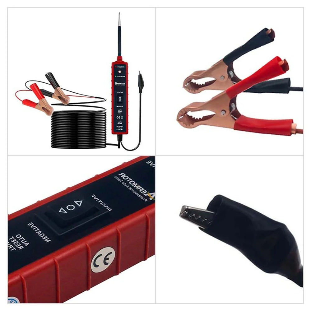 AERMOTOR EM285 Automotive Electric Circuit Tester Car Electrical System Tester 6-24V DC Drive Test Pen - 6