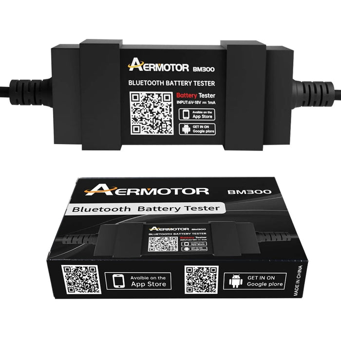 AERMOTOR BM300 Car Battery Tester Wireless Bluetooth-compatible 12V Car Battery Testing Charging Cranking Analyzer for Android iOS - 4