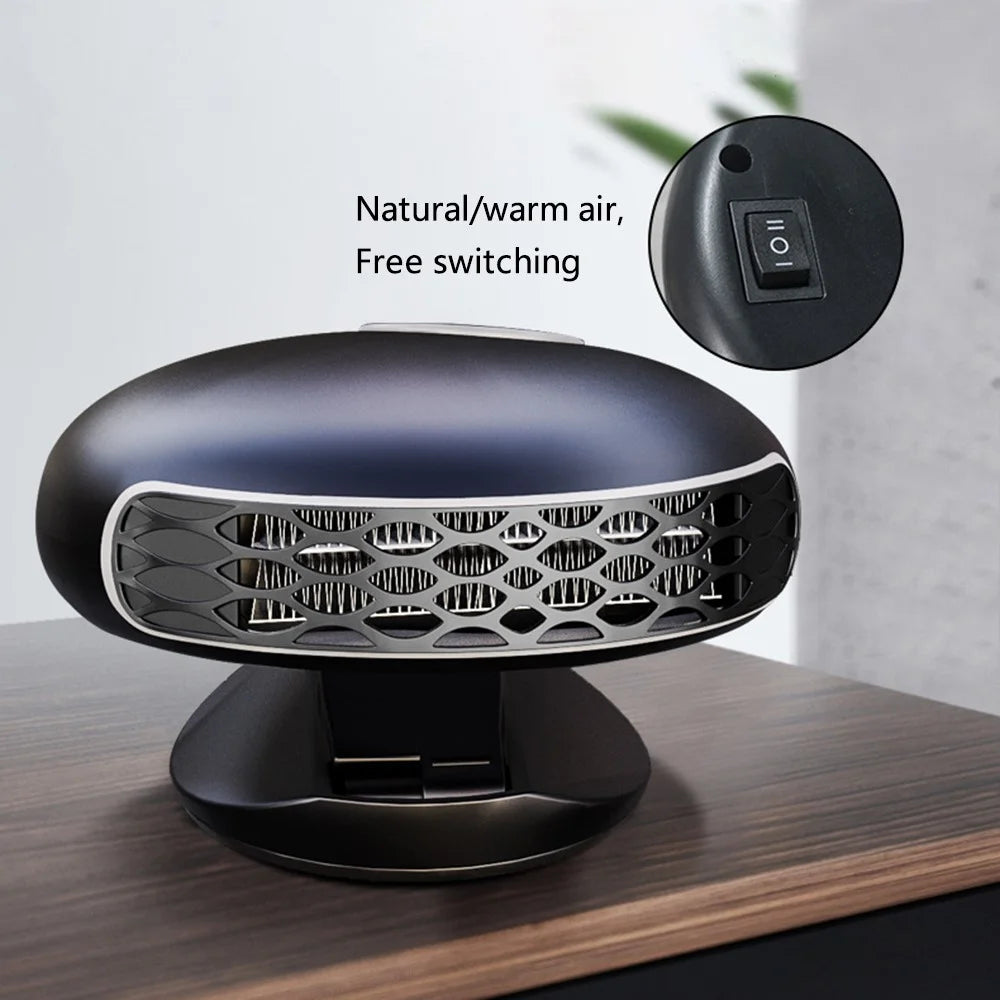 9777 12V 150W Auto Heater 360 Degree Rotation Fan Car Heater Cooler ABS Demister Defroster - 3