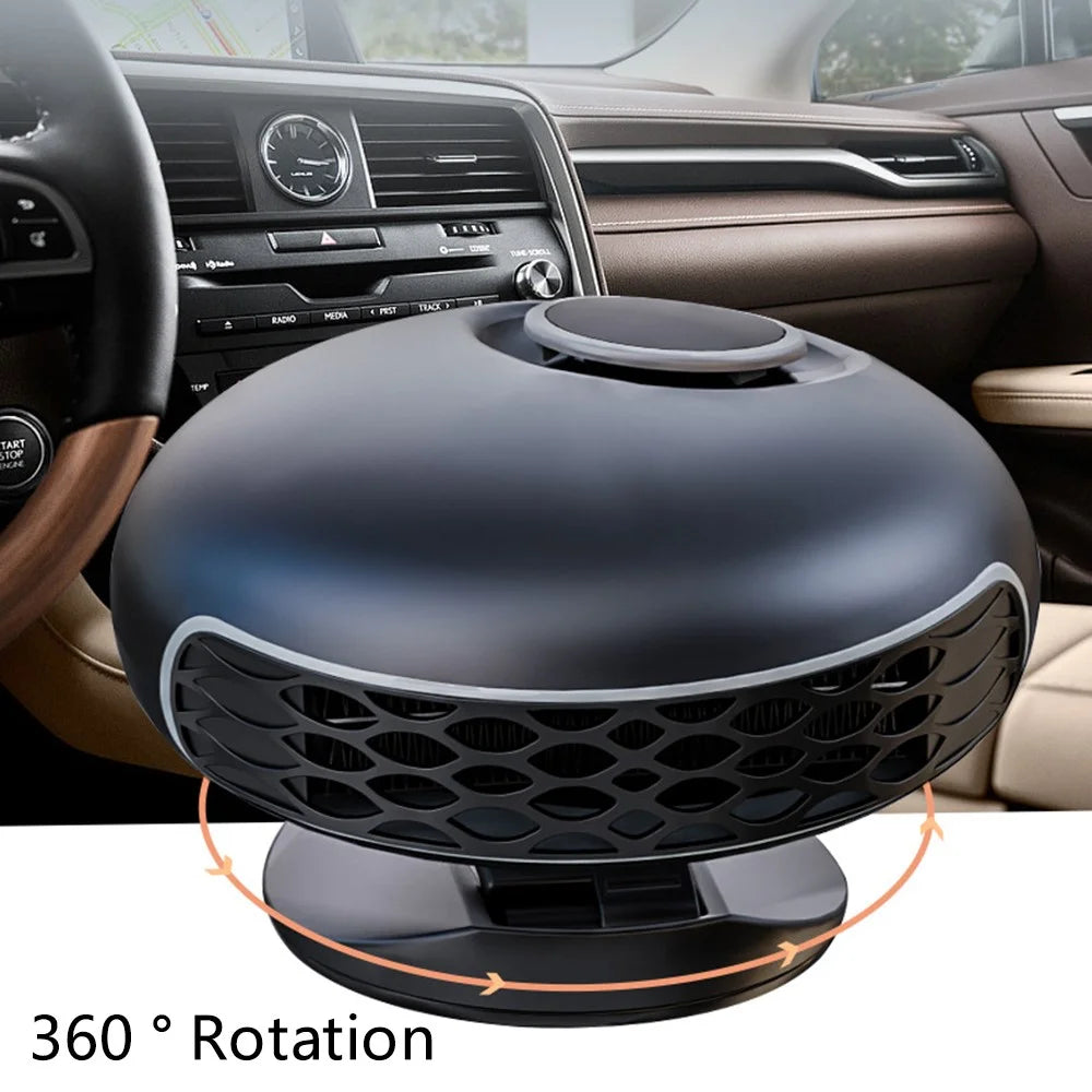 9777 12V 150W Auto Heater 360 Degree Rotation Fan Car Heater Cooler ABS Demister Defroster - 4
