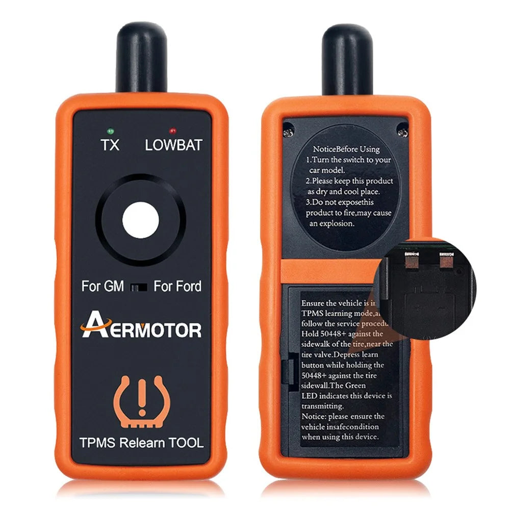 AERMOTOR EL-50448 TPMS FORD Car Tire Pressure Resetting Monitoring Tool Detector - 2