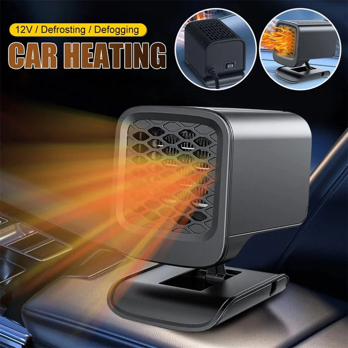9729 12V Car Foldable Heater Windshield Defrosting Defogging Heating Fan Vehicle Interior Heating Device - 2