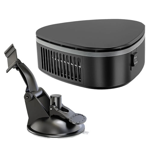 9739A Car Heater 12V Portable Windshield Fast Car Warmer 2-in-1 Heating / Cooling Fan with Suction Holder, Standard Version - 1