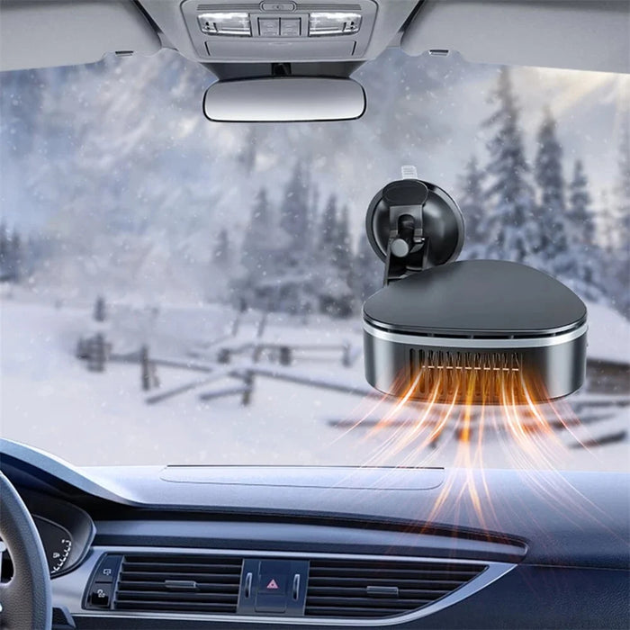 9739A Car Heater 12V Portable Windshield Fast Car Warmer 2-in-1 Heating / Cooling Fan with Suction Holder, Standard Version - 3