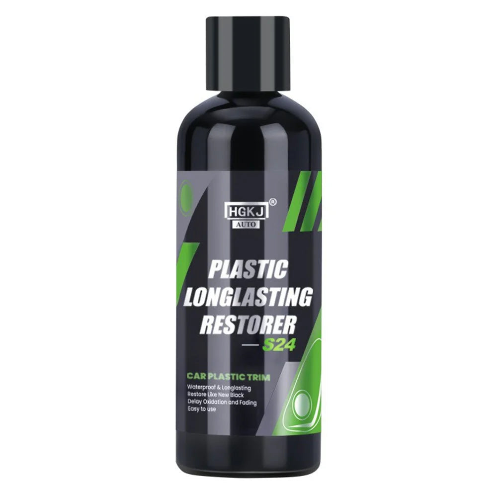 HGKJ AUTO-S24 300ml Car Plastic Restorer Longlasting Trim Waterproof Discoloured Plastic Renovator - 1