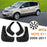 4Pcs / Set Car Mudguard Mud Flaps for Nissan Note 2005-2011 LIVINA Front and Rear Mudflaps Splash Fender Kit Auto Accessories - 2