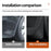 4Pcs / Set Car Mudguard Mud Flaps for Nissan Note 2005-2011 LIVINA Front and Rear Mudflaps Splash Fender Kit Auto Accessories - 3