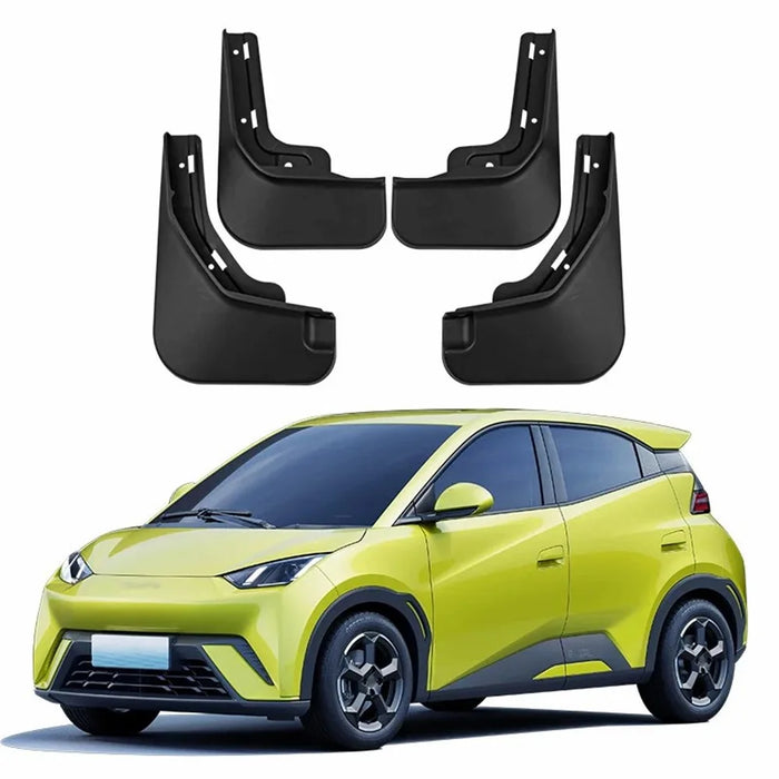 4Pcs / Set Soft PC Mudguard Mud Flaps for BYD Seagull 2023 Front and Rear Car Mudflaps Splash Fender Kit - 2
