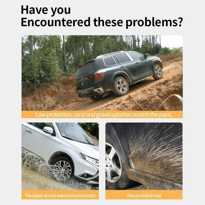 4Pcs / Set Soft PC Mudguard Mud Flaps for BYD Seagull 2023 Front and Rear Car Mudflaps Splash Fender Kit - 4