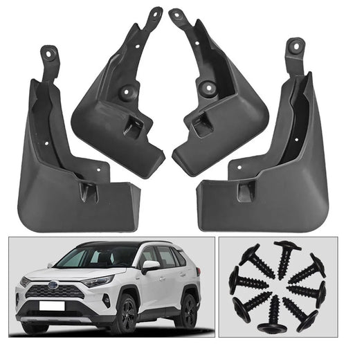 4Pcs Soft PC Mudflaps Mud Fender for Toyota RAV4 2019-2022 Front / Rear Car Mudguard Set Auto Replacement Parts - 1