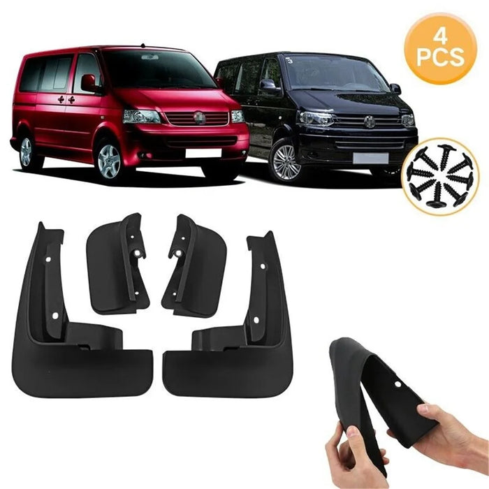 4Pcs Car Mudguard Mud Flaps Set for Multivan Carvelle 2008-2020 Front / Rear Mudflaps Splash Fender Auto Parts - 3