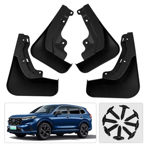 4Pcs Car Front / Rear Mudguard Fender Set for Honda CRV 2023 Mudflaps Mud Flaps Auto Accessories - 1