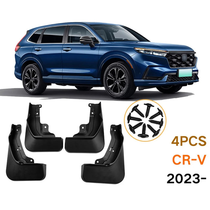 4Pcs Car Front / Rear Mudguard Fender Set for Honda CRV 2023 Mudflaps Mud Flaps Auto Accessories - 4