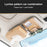 Automotive Interior Litchi Texture PU Leather Car Sun Visor Tissue Box Card Clip Set - Beige - 2