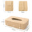 Automotive Interior Litchi Texture PU Leather Car Sun Visor Tissue Box Card Clip Set - Beige - 7