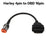 OBD II 16Pin to 4Pin Adapter Cable for Harley Motorcycles 4Pin Converter Cable - 2