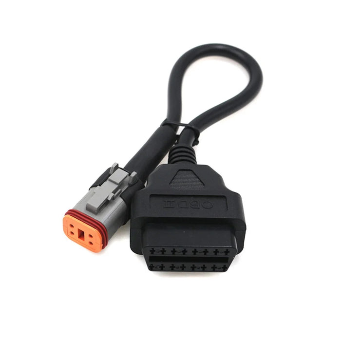 OBD II 16Pin to 4Pin Adapter Cable for Harley Motorcycles 4Pin Converter Cable - 4