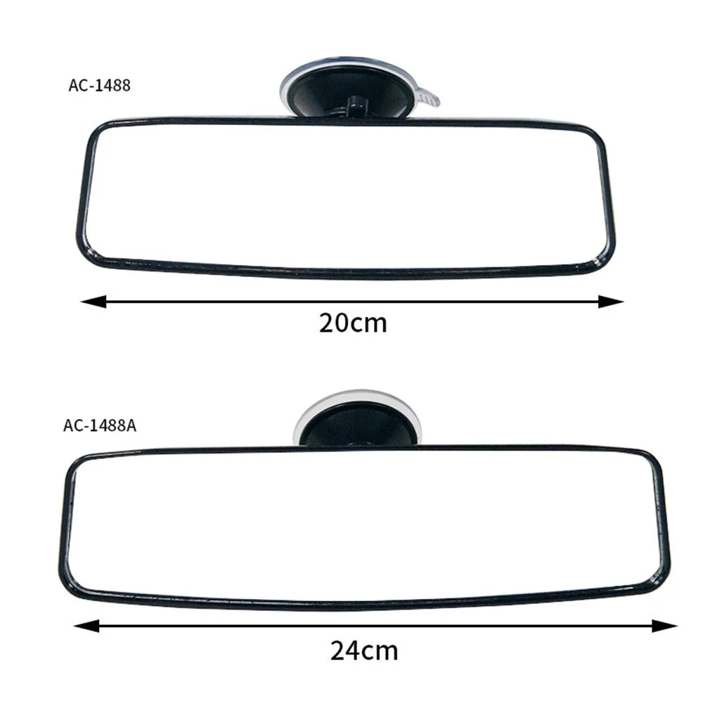 Plastic+Glass Rearview Mirror Car Interior Wide Angle Rear View Mirror (Anti-Glare Function) - Size: S - 3