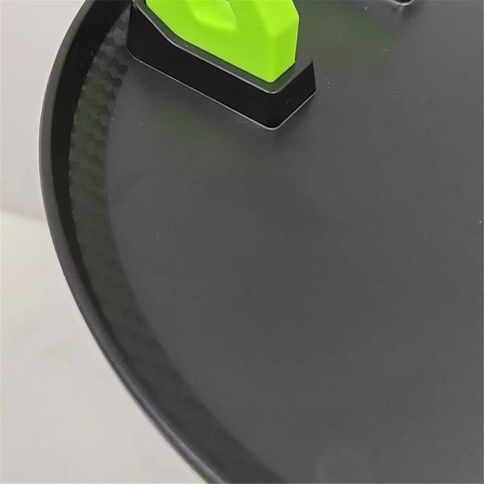 CARFU AC-2393 Rotation ABS Car Cup Holder Food Tray Organizer Expander for Instant Noodles, Snacks - Green - 3