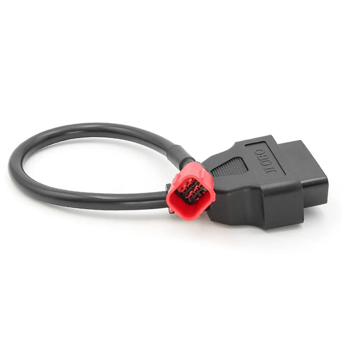 AERMOTOR OBD Adapter Cable 16Pin to 6Pin Diagnosis Detector Cord for Honda Motorcycle 6Pin - 2