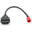 AERMOTOR OBD Adapter Cable 16Pin to 6Pin Diagnosis Detector Cord for Honda Motorcycle 6Pin - 4